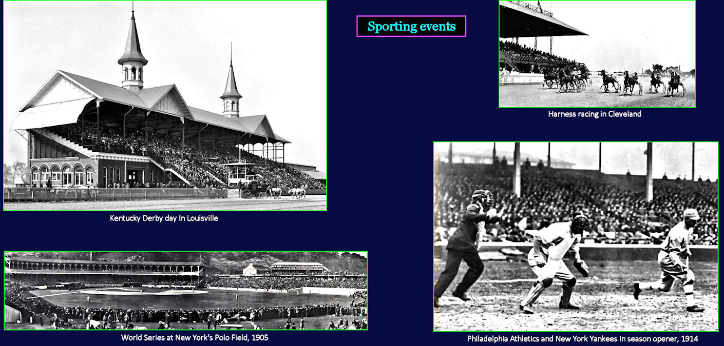 Professional sports, 1910